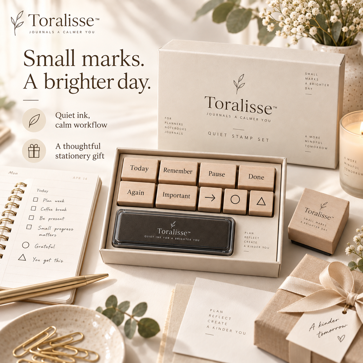Toralisse™ Quiet Stamp Set