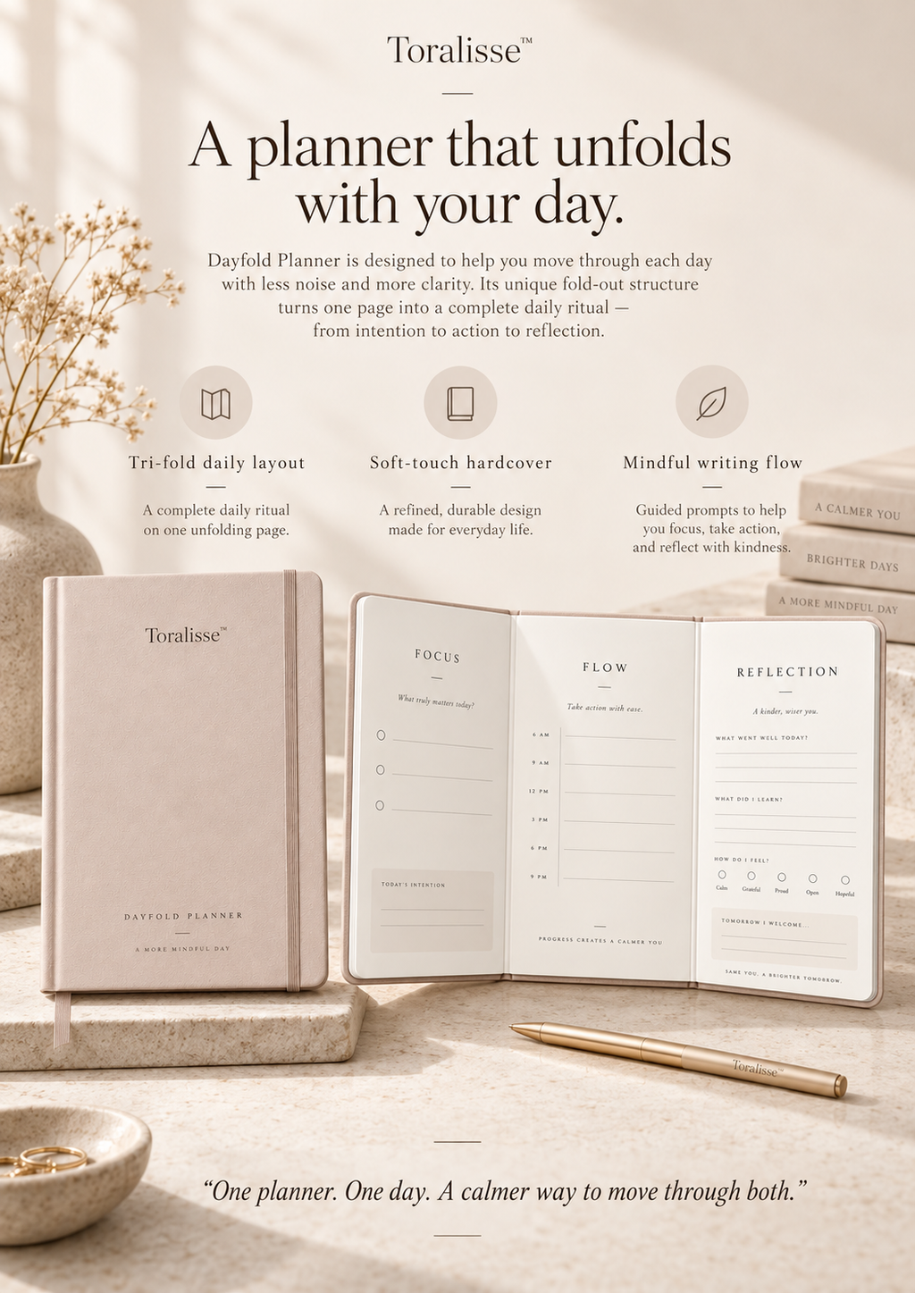 Toralisse™ Dayfold Planner